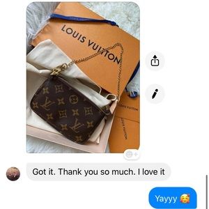 Customer review for the mini pochette🥰💕